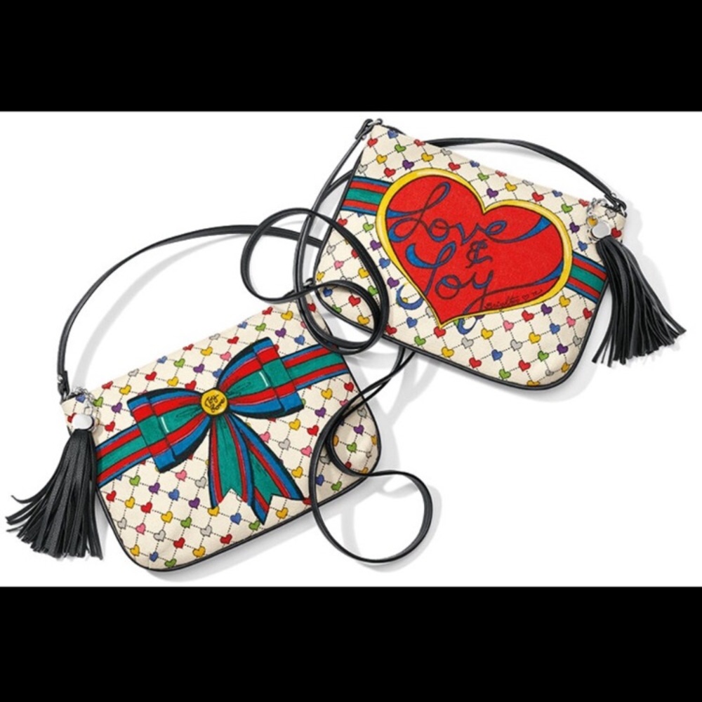 NWT Brighton Holiday Love & Joy Bag